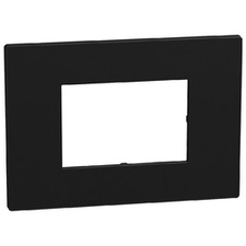 [CBO_YA4803DD] Light Now plaque de finition 3 modules noir