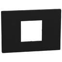 [CBO_YA4819DD] Light Now plaque de finition large 2 modules noir