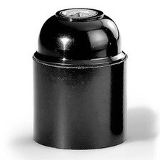 [HUP_760SVSB] socket bakelite lisse E27 noir